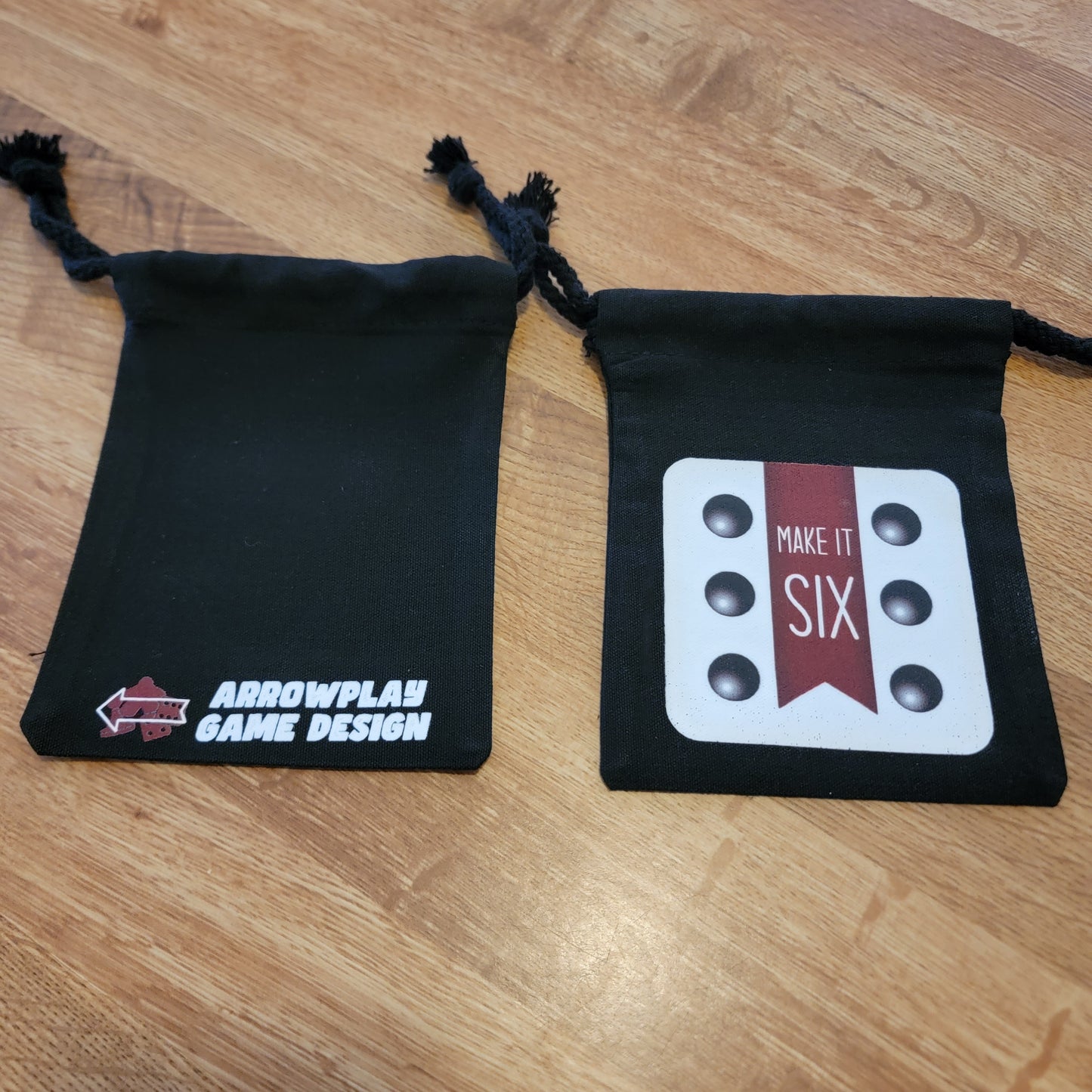 Drawstring Dice Bag w/ Logos